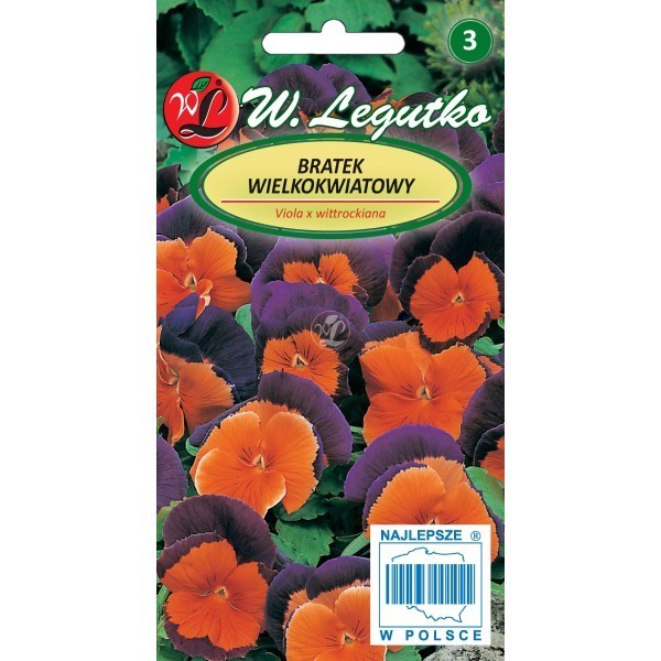Našlaitės darželinės Orange Violet