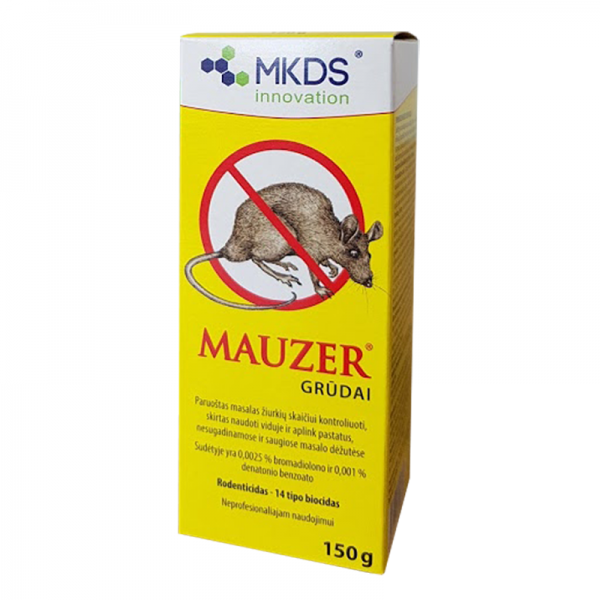 Nuodai graužikams grūdais Mauzer 150g (20)