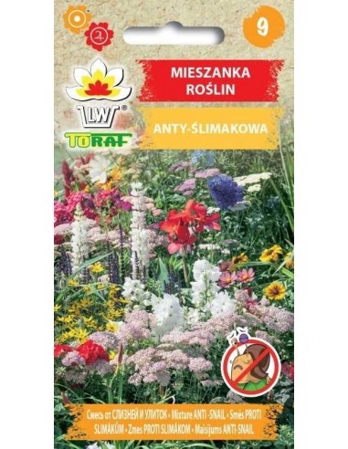 Augalų mišinys sraigių atbaidymui