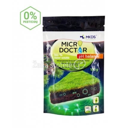 Microdoctor PH balance dirvos PH 5.5-6.5 užtikrinimui 100g