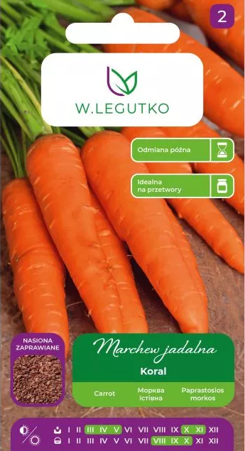 Morkos vėlyvos Koral 5g