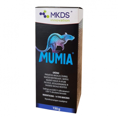 Nuodai žiurkėms grūdais Mumia 150g (20)