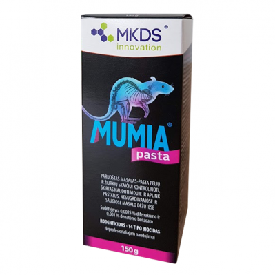 Nuodai pelėms ir žiurkėms pastilėmis Mumia 150g (20)
