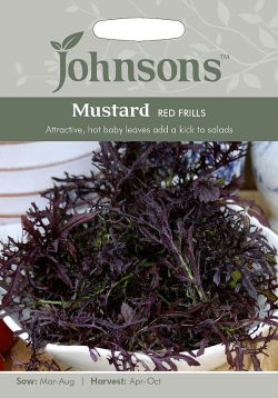 Bastučiai sareptiniai Red Frills (japoninės garstyčios)
