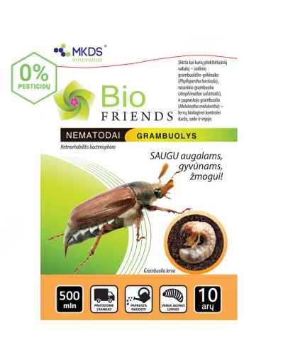 Nematodai GRAMBUOLIŲ LERVOMS 500mln/10a