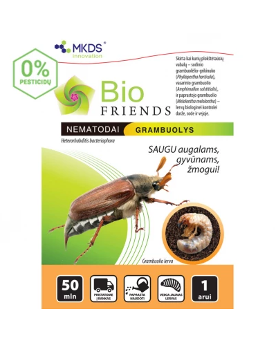 Nematodai GRAMBUOLIŲ LERVOMS 50mln/1a