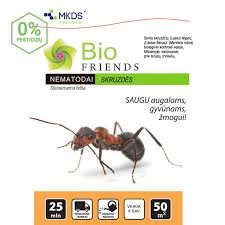 Nematodai SKRUZDĖMS 25mln/50m²