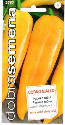 Paprikos vienmetės Corno Giallo