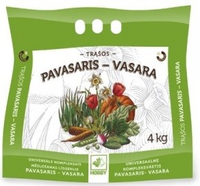 Pavasaris - vasara kompleksinės trąšos Hobby 4kg*