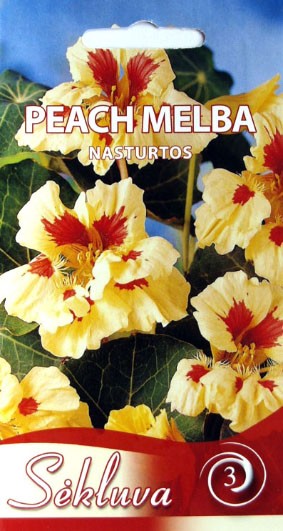 Nasturtės Peach Melba (3 grupė)