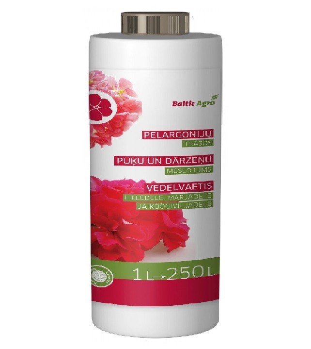 KEM gėlėms pelargonijoms trąšos Pelargonium 1L (6)