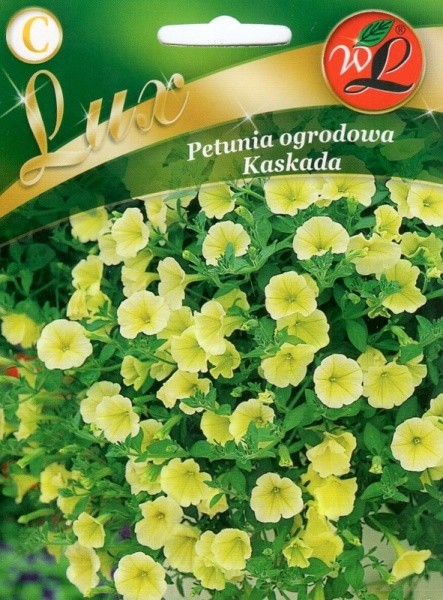 Petunijos svyrančios Kaskada Lux (geltonos)