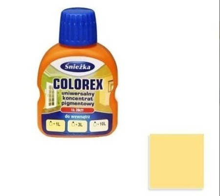 Pigmentas Colorex Sniežka 100ml Nr.13 (geltonas)