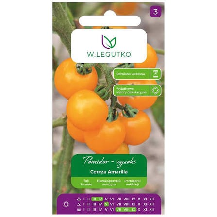Pomidorai Cereza Amarilla 0.2g