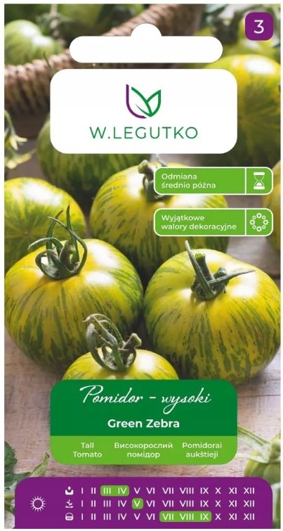 Pomidorai Green Zebra