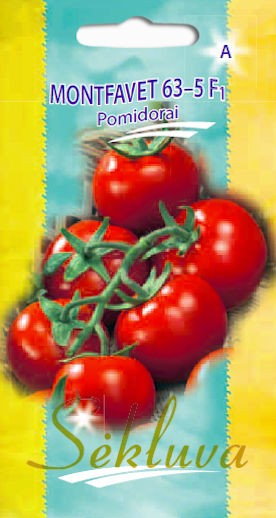 Pomidorai Montfavet 63-5 F1 (A grupė)