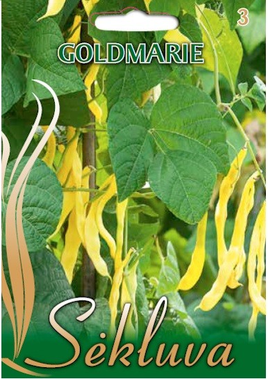 Pupelės šparaginės vijoklinės Goldmarie (3 grupė)