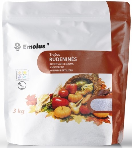 Rudeninės kompleksinės trąšos 3kg