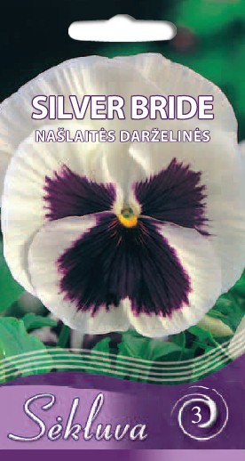 Našlaitės darželinės Silver Bride (3 grupė)