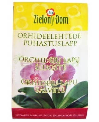 Šluostė orchidėjų lapams