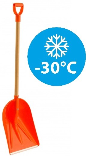 Kastuvas sniegui su kotu Kwazar 38cm (SK33)