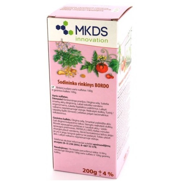 Bordo sodininko rinkinys 200g