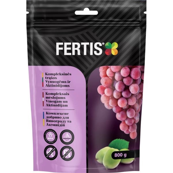 Vynuogėms ir aktinidijoms trąšos Fertis 0.8kg