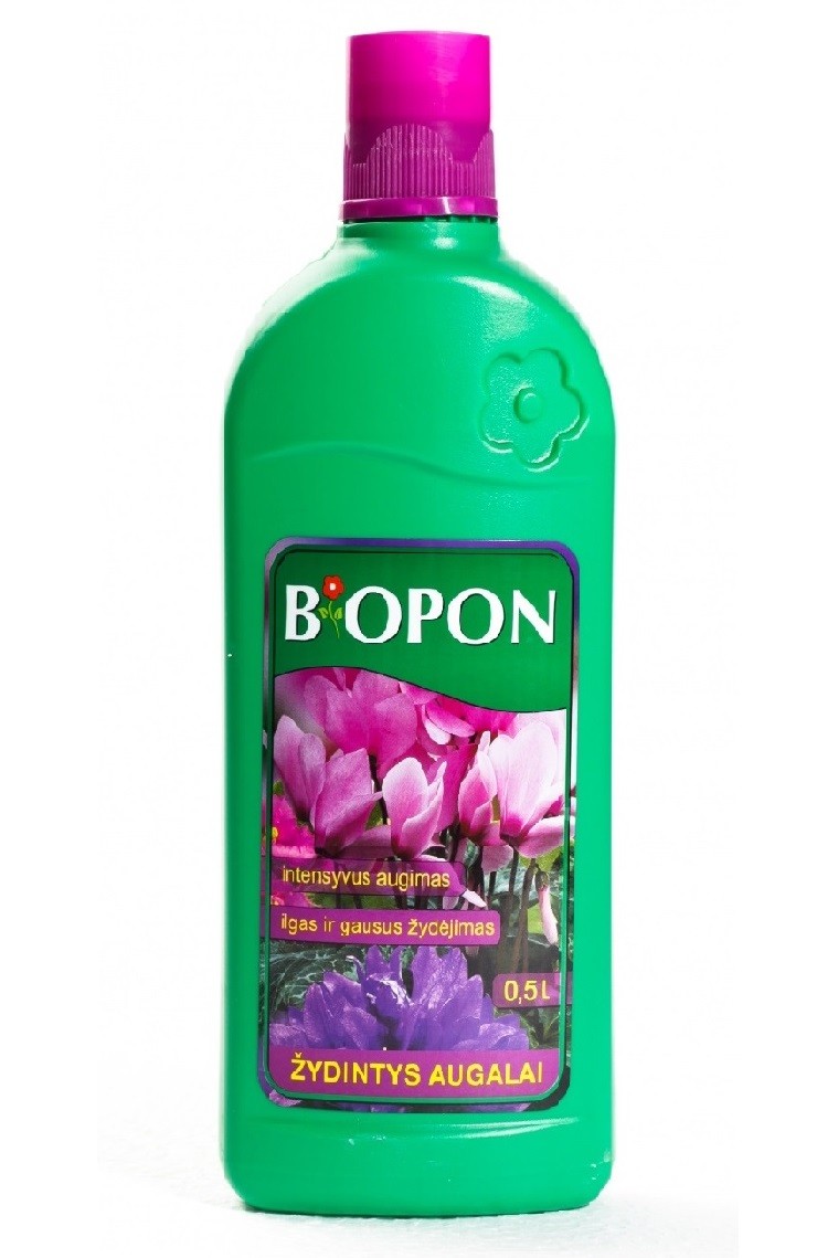 Biopon skystos trąšos žydintiems augalams 0.5L (6)