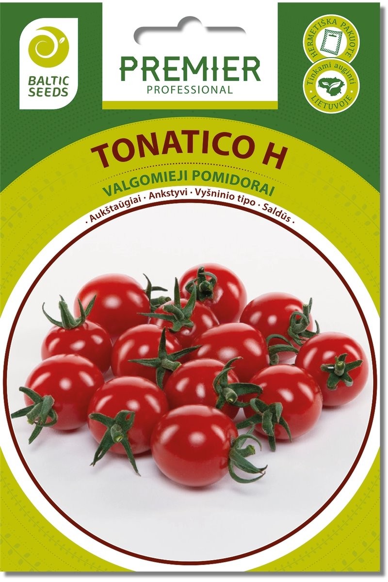Pomidorai aukštaūgiai ankstyvi Tonatico H 8s