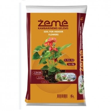 Žemė kambarinėms gėlėms 6L