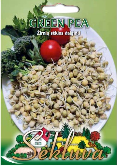 Žirnių sėklos daiginimui Green Pea (Sodžius)