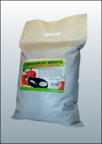 Biohumusa maisījums tomātiem un paprikai 10L P
